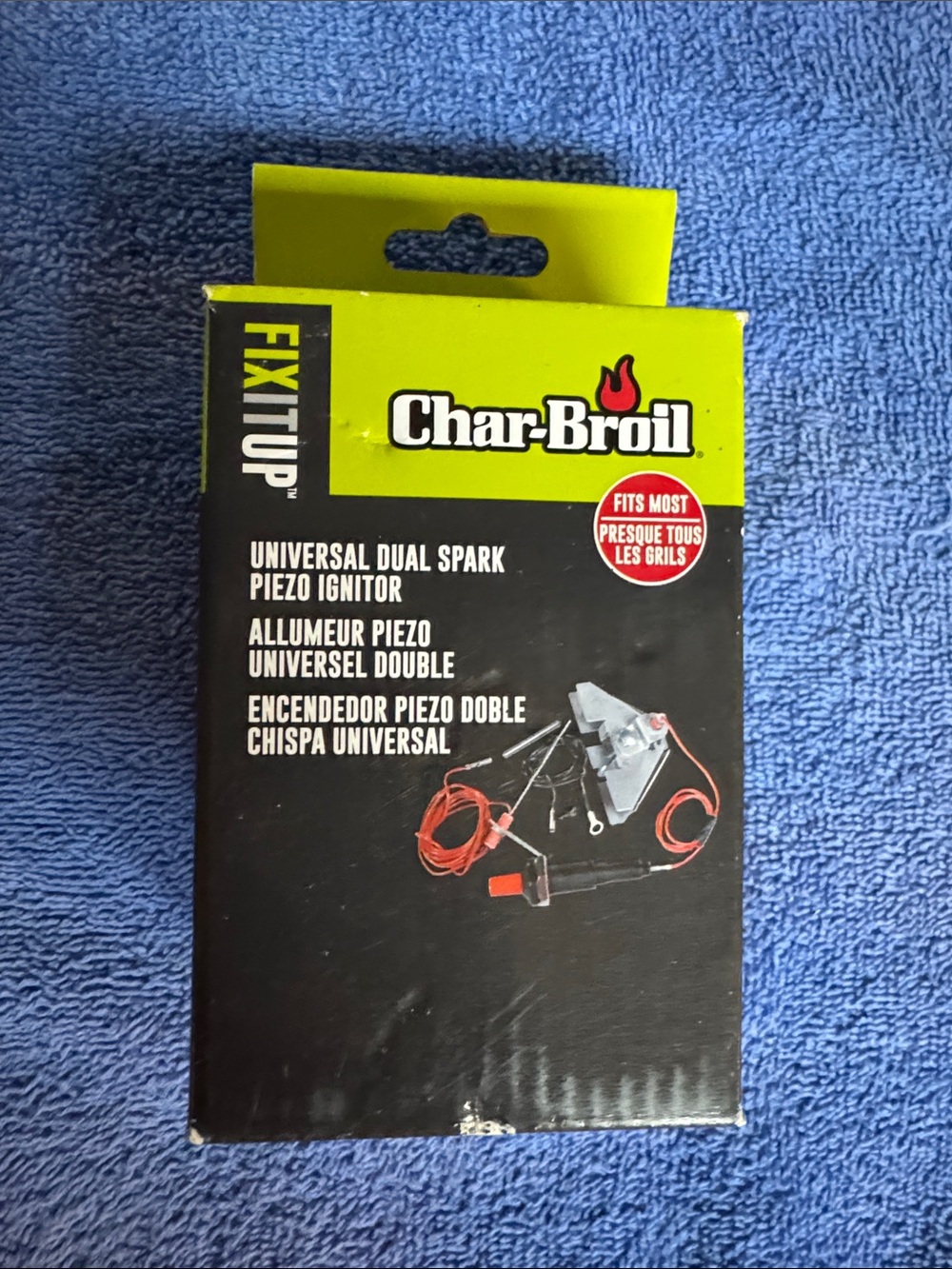 Fix It Up Universal Dual Spark Piezo Ignitor - Black/Green CHAR-BROIL